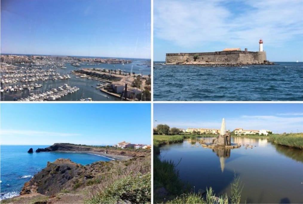 Maisonnette, 5 Pers, 500M Plage, Parking, Terrasse Agde Extérieur photo